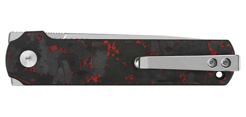 Couteau Pliant Lark Noir/Rouge QSP