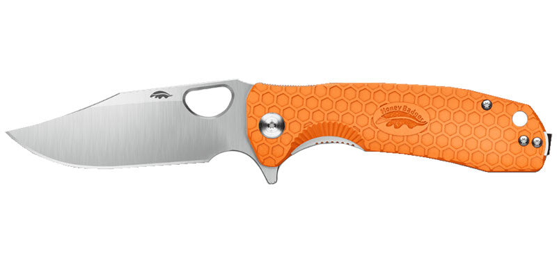 Couteau Pliant Medium Orange Honey Badger