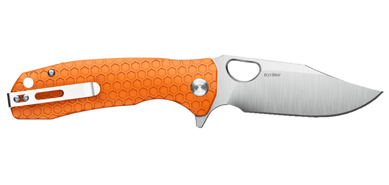 Couteau Pliant Medium Orange Honey Badger