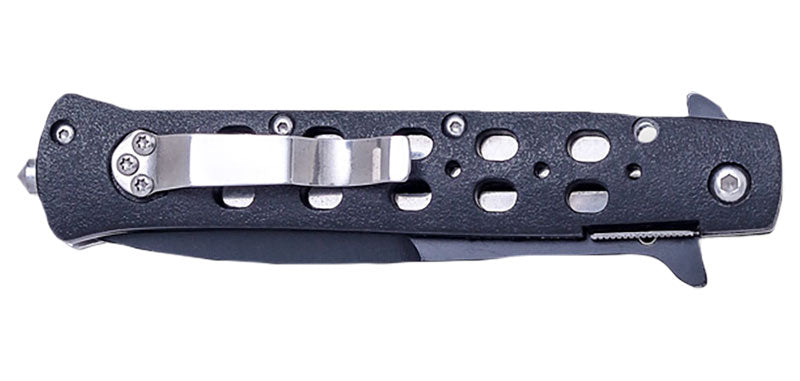 Couteau Pliant Noir Styleto JKR