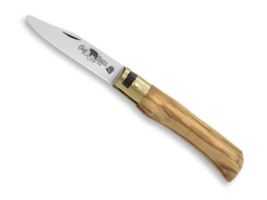 Couteau Pliant Old Bear Olivier Acier Inox Junior Taille S