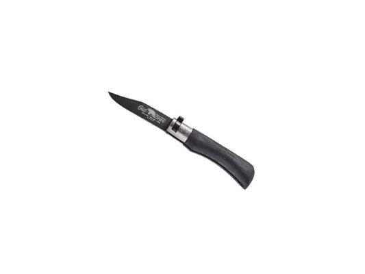 Couteau Pliant Old Bear Total Black Virole Grise XS