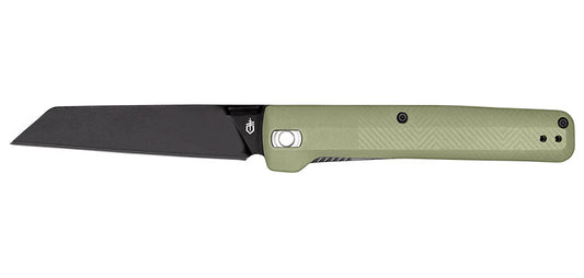 Couteau Pliant Vert Pledge Lichen Gerber