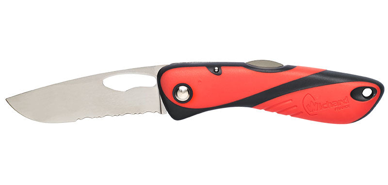 Couteau Rouge et Noir Offshore Lame Mixte Wichard