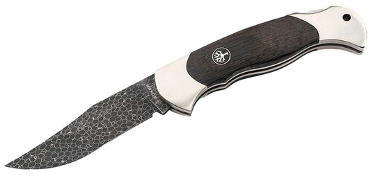 Couteau Scout Mooreiche Damast Boker
