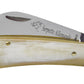 Couteau Serpette Corne pressée claire Chevalerias