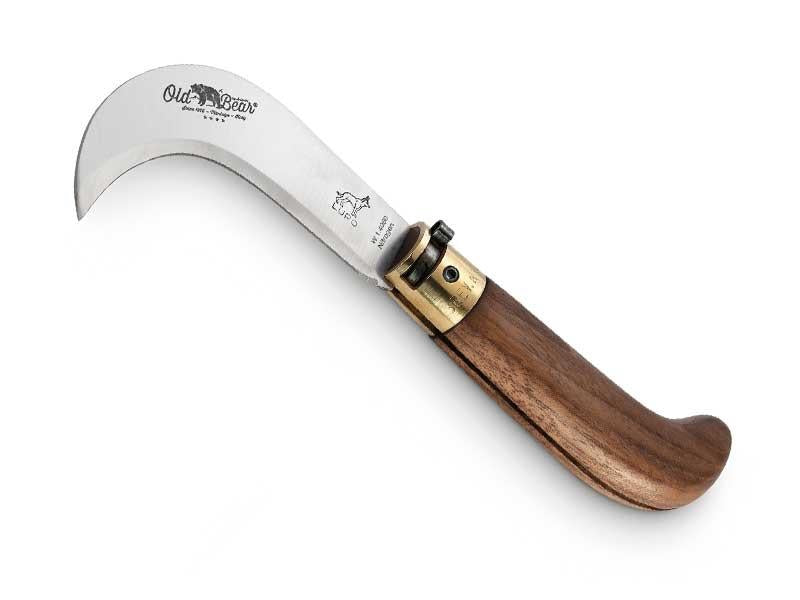 Couteau Serpette Old Bear Noyer Taille S