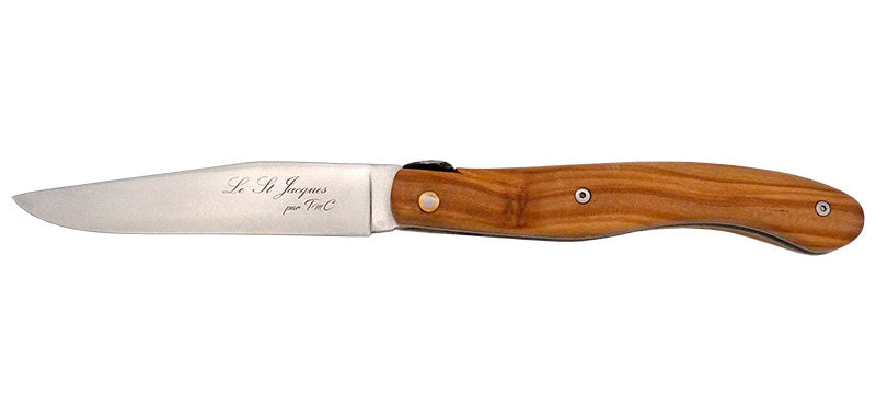 Couteau St Jacques Bois D'olivier TMC