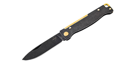 Couteau Stonewash Atlas Black Boker Plus 