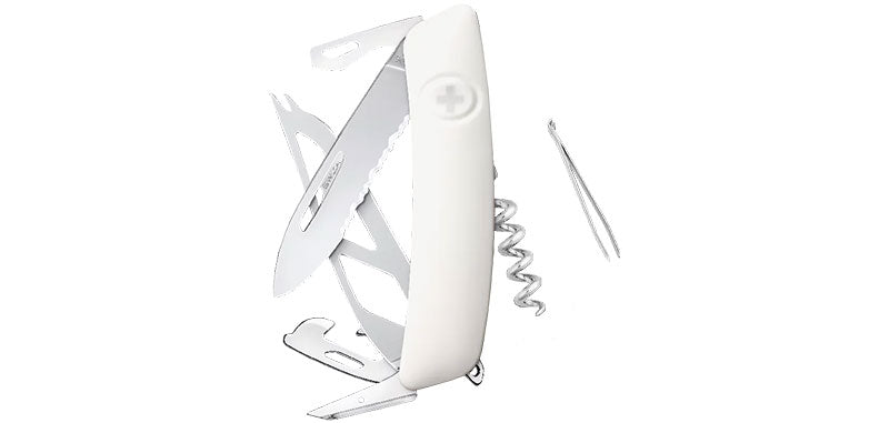 Couteau Suisse Blanc CH05T Le Chasseral Swiza