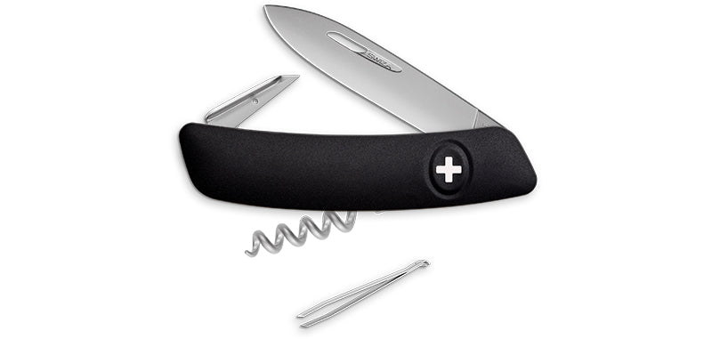Couteau Suisse D01 Noir matte Swiza