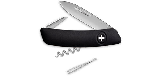 Couteau Suisse D01 Noir matte Swiza