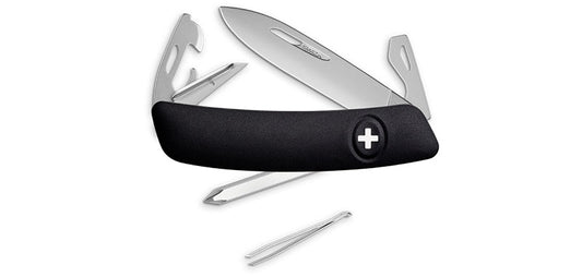 Couteau Suisse D04 Allmatt Noir Swiza