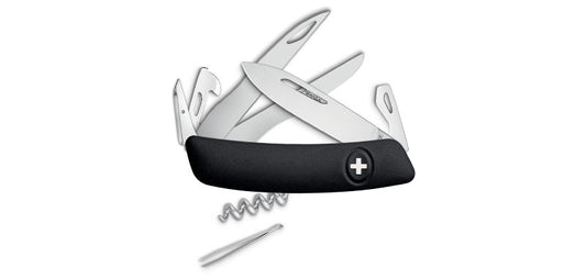 Couteau Suisse D07 Scissors Noir Swiza