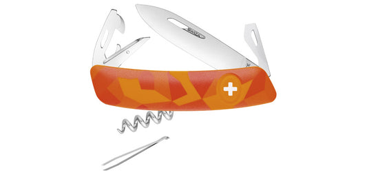 Couteau Suisse Orange Luceo Swiza
