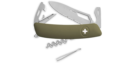 Couteau Suisse SH03 Allmatt Olive Swiza