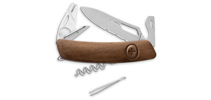 Couteau Suisse SH03 Tire-Tique Allmatt Noyer Swiza