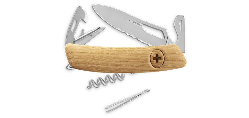 Couteau Suisse Swiza Bois de Chêre SH03 Allmatt