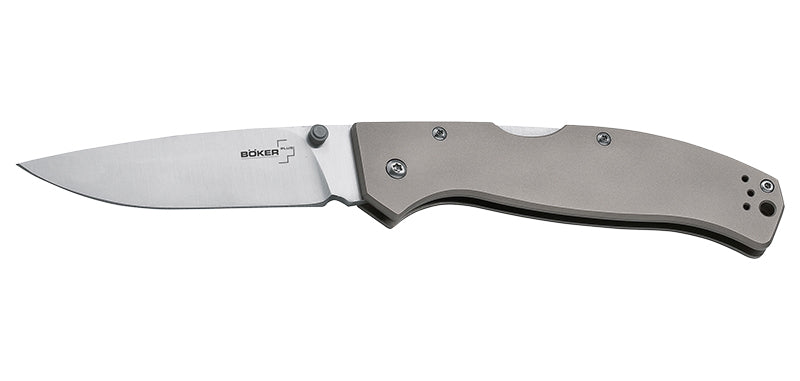 Couteau Titane Drop point Böker Plus