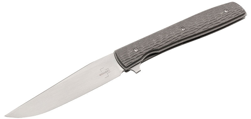Couteau Urbain Trapper Jigged Titanium Böker Plus