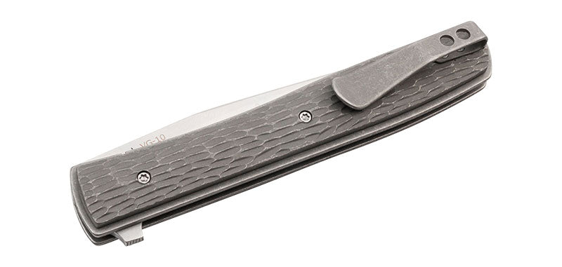 Couteau Urbain Trapper Jigged Titanium Böker Plus
