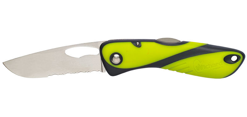Couteau Vert fluorescent Offshore Lame Mixte Wichard
