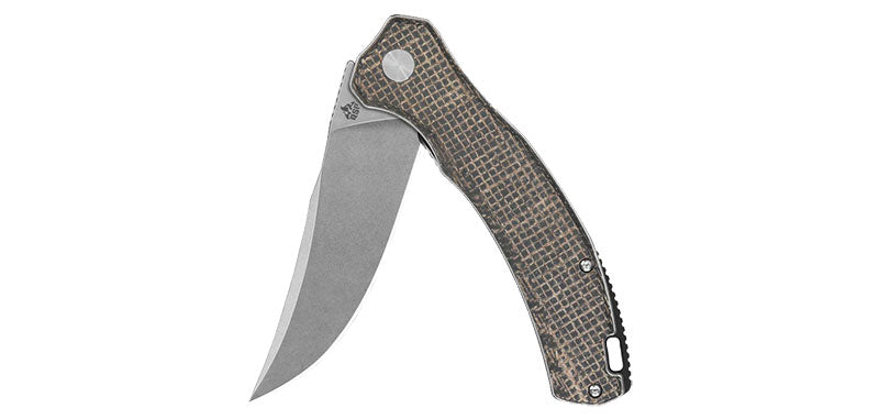 Couteau Walrus Dark Brown Rough Marron QSP