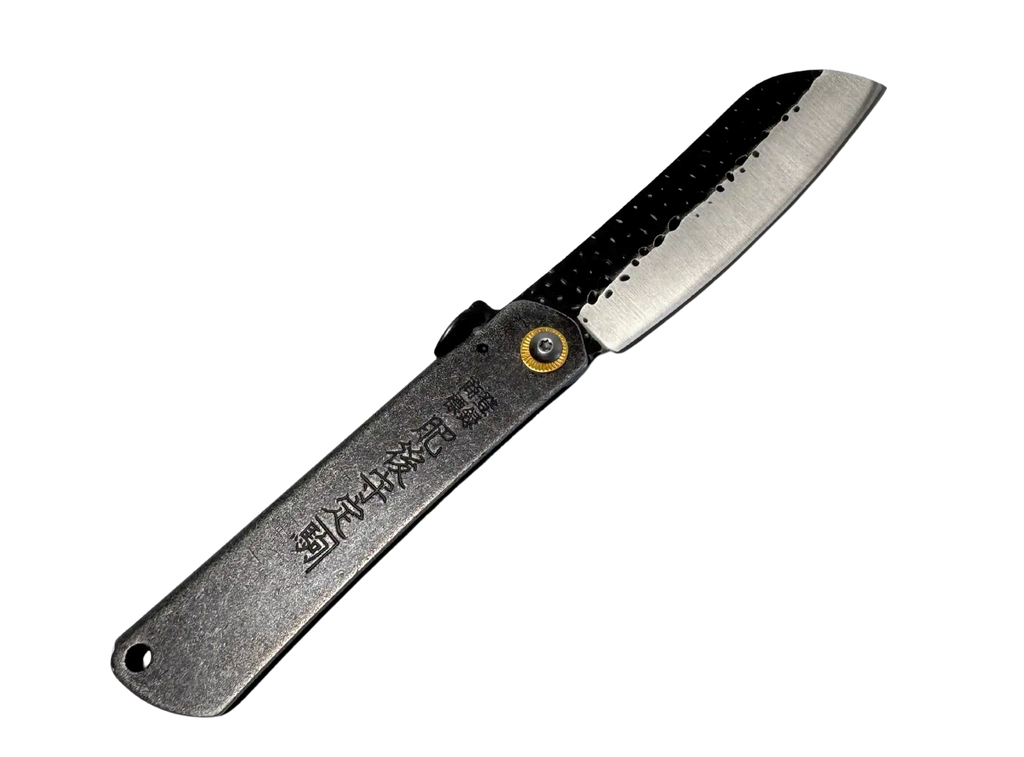Couteau Higonokami Lame Santoku Martelé