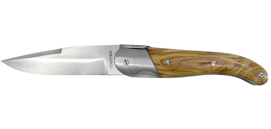 Couteau de Chasse Couttier Bois d'Olivier