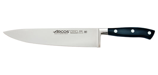 Couteau de Cuisine Chef riviera Arcos Noir