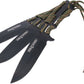 Couteau de Lancer Lot de 3 Paracorde Cold Steel