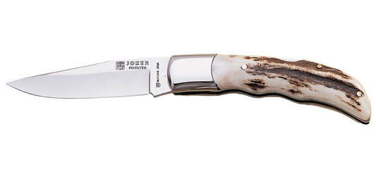 Couteau de Poche 9cm Manche Bois de Cerf