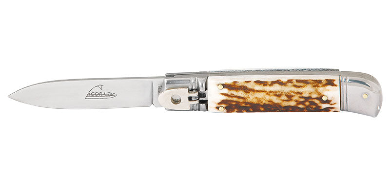 Couteau de Poche Automatique Bois de cerf Consorzio Coltellinai