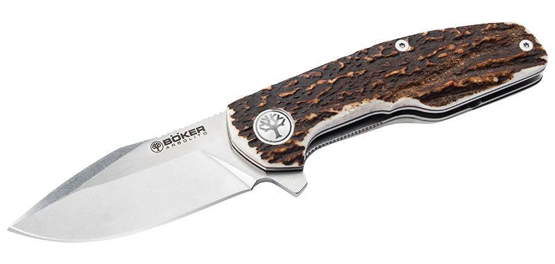 Couteau de Poche Boker bois de Cerf