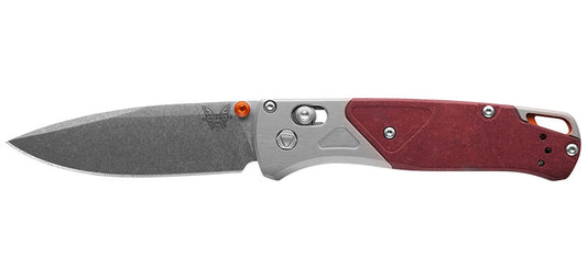 Couteau de Poche Bugout Benchmade Gris Rouge
