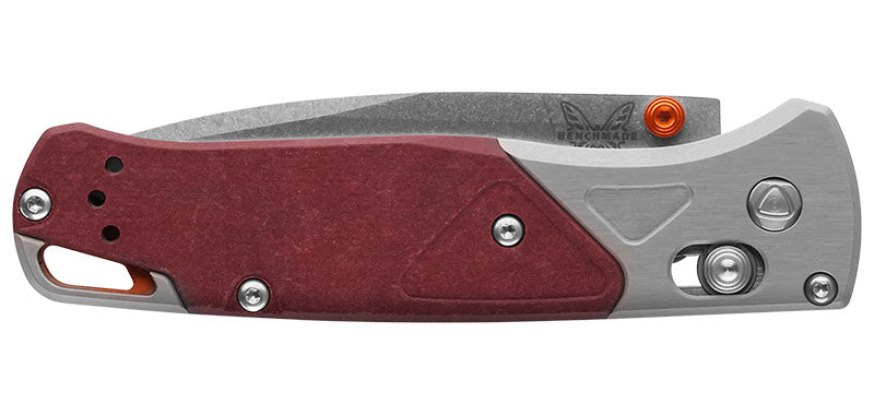 Couteau de Poche Bugout Benchmade Gris Rouge