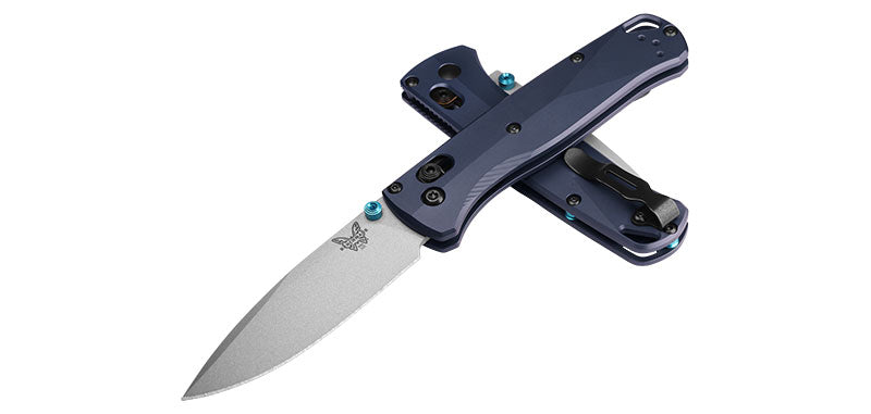 Couteau de Poche Bugout Benchmade aluminium Bleu