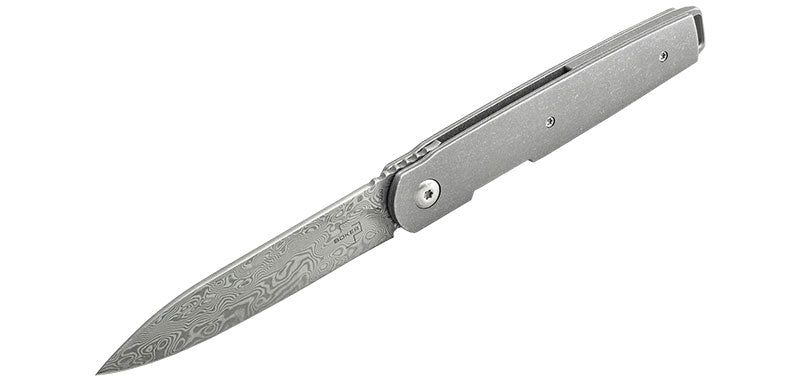 Couteau de Poche Damas et titane Böker Plus