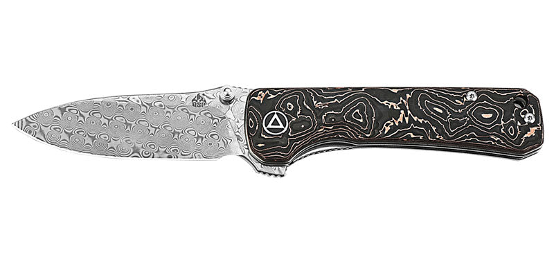 Couteau de Poche Hawk Noir/Bronze QSP