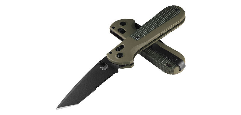 Couteau de Poche Redoubt Benchmade Lame dentelé