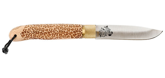 Couteau de Poche Sauvage Léopard Décalé