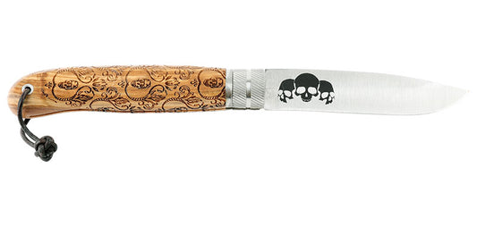 Couteau de Poche Skull Focus Décalé