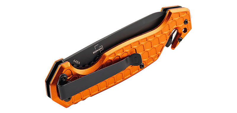 Couteau de Secours Orange Série Dönges Böker Plus