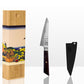 Couteau de cuisine japonais bunka damas petty