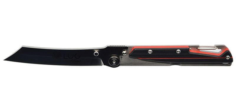 Couteau higonokami lug SP3S noir et rouge