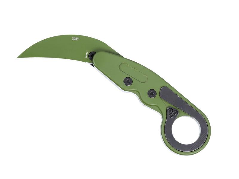 Couteau karambit Crkt Provoke Vert et noir