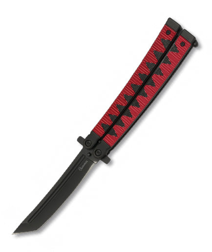 Couteau papillon Ninja rouge Albainox