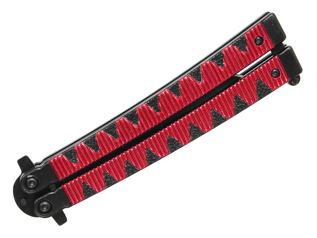 Couteau papillon Ninja rouge Albainox
