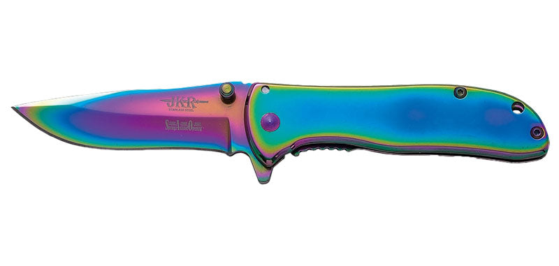 Couteau pliant rainbow jkr