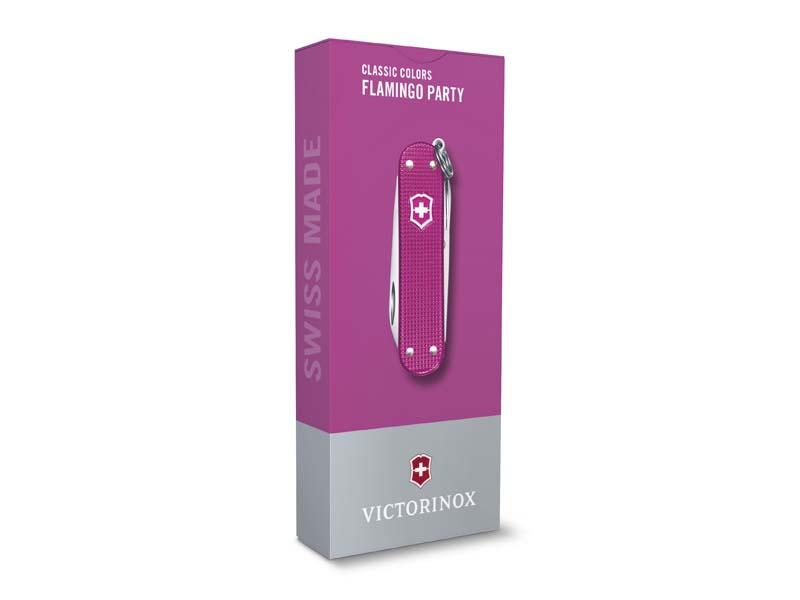 Couteau victorinox classic alox flamingo party 58mm